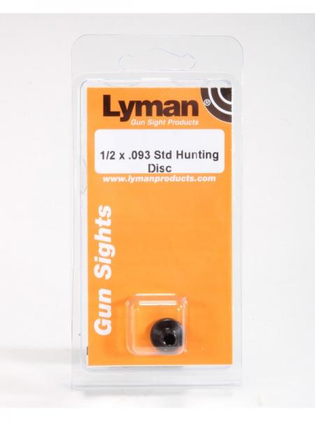 Diopter Scheibe Lyman, 1/2 x .093 (Jagd)